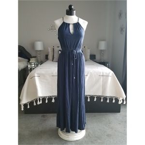 Banana Republic Navy Maxi Dress